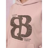 DStreet Bluza damska oversize z kapturem LITESSO różowa | Shoptok.si