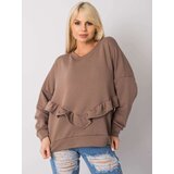 RUE PARIS Sweatshirt-RV-BL-7007.24X-brown | Shoptok.si