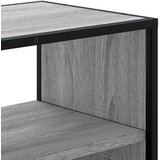 vidaXL TV omarica siva sonoma 80x31x39,5 cm inženirski les in kovina | Shoptok.si