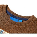  Dječja majica s dugim rukavima prošarana boja konjaka 116 | shoptok.hr