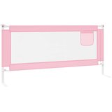  Sigurnosna ograda za dječji krevet ružičasta 200x25 cm tkanina | shoptok.hr