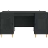  Stol s policom Crna 142,5 x 50 x 75 cm Konstruirano drvo | shoptok.hr