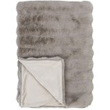 House Nordic Siva/bež odeja iz umetnega krzna 130x180 cm Galena – Cene