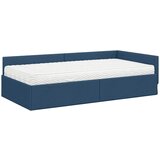 Kutni krevetni okvir s madracem Ostalo 2 pcs Plava tkanina | Eponuda.com