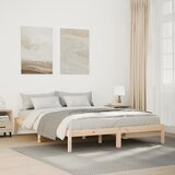 vidaXL Daljši posteljni okvir brez vzmetnice 140x220 cm trdna borovina | Shoptok.si