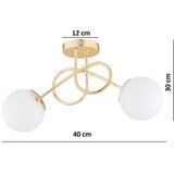 Brilagi Plafonski luster MILO 2xE27/60W/230V zlatna | Eponuda.com