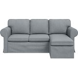SOFA Svijetlo siva 195 x 138 x 80 cm tkanina | shoptok.hr