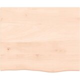 vidaXL Zidna polica 60 x 50 x 2 cm od neobrađene masivne hrastovine | shoptok.hr