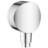 Hansgrohe FixFit Round Chrome priključak za crevo ručnog tuša sa nepovratnim ventilom i sintetičkim priključnim uglom 26453000 | ePonuda.com