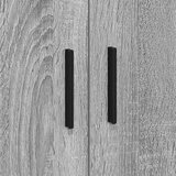 Kabinet za shranjevanje Siva Sonoma 127x41x40 cm Izdelan les | Shoptok.si