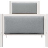  Konstrukcija postelje z vzglavjem Svetlo siva 80 x 200 cm blago, (5000084181) | Shoptok.si
