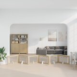  Vrata za pse s postoljem 6 pcs Hrast sonoma 100 x 60 cm | shoptok.hr