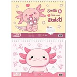 Luna Luna: Must Axolotl skicnik A4, 30 listov, v več različicah Cene