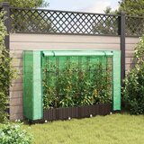  Povišena gredica s pokrovom za staklenik 160 x 40 x 123 cm | Eponuda.com