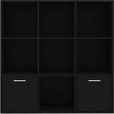 vidaXL ormarić za knjige crni 98 x 30 x 98 cm od iverice | shoptok.hr