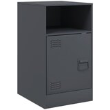 Maison Chic Nočna omarica - Nočna miza antracit 34,5x39x62 cm jeklo, (21689757) | Shoptok.si
