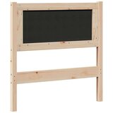 vidaXL tapecirani uzglavlje smeđa 75 cm masivni bor i tkanina | shoptok.hr