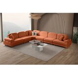 Atelier Del Sofa Aries Modular XL ugaona garnitura na razvlačenje 400 × 315 cm, narandžasta | Eponuda.com