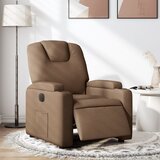 Maison Chic Električni naslanjač - Relax naslanjač rjavo blago, (22061763) | Shoptok.si