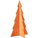  Drveno ukrasno božićno drvce voštano smeđi 80 cm od borovine | shoptok.hr