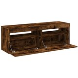 TV ormarići 2 kom s LED svjetlima boja hrasta 60 x 35 x 40 cm | shoptok.hr