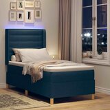  s opruga kutije s LED trakama Plava 90 x 190 cm tkanina | shoptok.hr