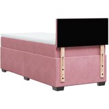 Box spring krevet s madracem ružičasti 80 x 200 cm baršunasti | shoptok.hr