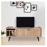 Woody Fashion TV komoda Astana, 150x40x62 cm, Hrast-crna | Eponuda.ba