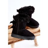 Boto Children's Insulated Snow Boots With Bows black Funky | ePonuda.com