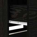 TV omarica Črna Orehovina 165 x 34 x 40 cm Konstruiran les, (5000137132) | Shoptok.si
