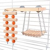 Duvo leseno igrišče za glodalce climb'n swing - 20 x 27 x 17 cm | Shoptok.si