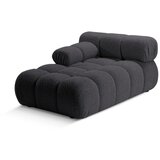 Micadoni Antracitno siv modul za sedežno garnituro iz tkanine bouclé (levi kot) Bellis – Home | Shoptok.si