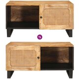  Klubska miza Naravna 80 x 50 x 40 cm Masiven les manga, (5000107319) | Shoptok.si