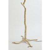 Light & Living Bela/v zlati barvi stoječa svetilka s senčilom iz perja (višina 180 cm) Feather – | Shoptok.si