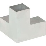 vidaXL spojnik za stupove u y-obliku od pocinčanog metala 81 x 81 mm | shoptok.hr