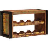  Stalak za vino Smeđa 80 x 45 x 33 cm Čvrsto reciklirano drvo | shoptok.hr