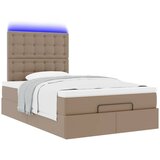  Okvir kreveta s madraca cappuccina 120x190 cm od umjetne kože | shoptok.hr