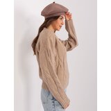 Wool Fashion Italia Cap-AT-CZ-231305.82P-dark beige | Shoptok.si