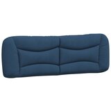 Maison Chic posteljno vzglavje - vzglavna omarica - vzglavna stranica modra 160 cm blago, (21703872) Cene