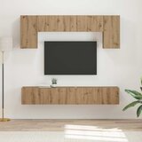  Set TV komoda Zidne 5 pcs Siva Sonoma Konstruirano drvo | shoptok.hr