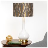 Elstead MILO-AB-TL-VOGPB - Stona lampa MILO 1xE27/60W/230V siva/zlatna | Eponuda.com