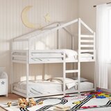 The Living Store Pograd s streho bel 90x200 cm trdna borovina - Pograd, (21625265) | Shoptok.si
