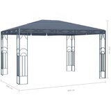  Sjenica 400 x 300 cm antracit | shoptok.hr