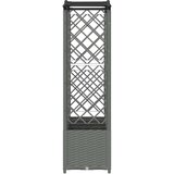  Povišeni krevet s mrežom i krovom Svjetlosiva 204 x 40 x 138 cm | shoptok.hr