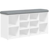  Klupa za cipele bijela 102x32x50 cm inženjerski drvo | shoptok.hr