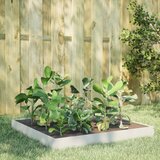  Povišena vrtna gredica bijeli 100 x 100 x 18,5 cm od čelika | Eponuda.ba