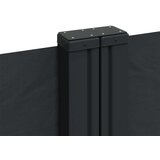  Bočna tenda na uvlačenje crna 160 x 1000 cm | shoptok.hr