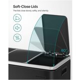 Songmics Koš za smeti 3 x 18 L, črn | Shoptok.si
