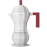 Illy kafetjera pulcina induction, rdeč ročaj - 6 skodelic Cene