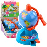 Mini globus sa pokretnim avionom - plavi | shoptok.hr